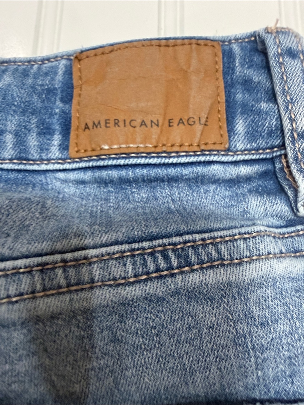 American Eagle Women’s Blue Next Level High-Rise Shorty Shorts Size 2 - Picture 10 of 10